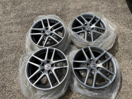 アコード（CL7）　純正ホイール アコードcl7 ユーロR 純正アルミホイール4本 17インチ7j＋55