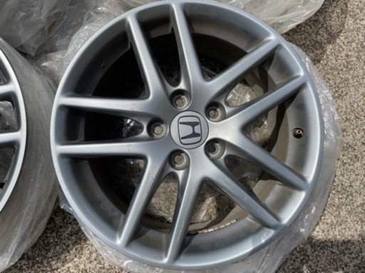 アコードcl7 ユーロR 純正アルミホイール4本 17インチ7j＋55