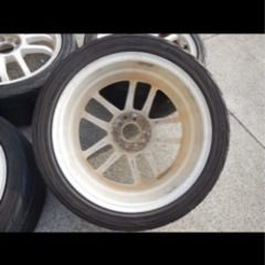 メーカー不明ホイール4本　レーシングハート？　17インチ7j＋48