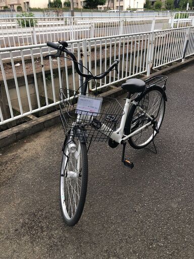 ★ジモティ割あり★  軽快車 26インチ 白 クリーニング済み SJ2732