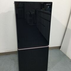 7/13受渡済)JT7211【SHARP/シャープ 2ドア冷蔵庫】美品 2019年製 SJ-