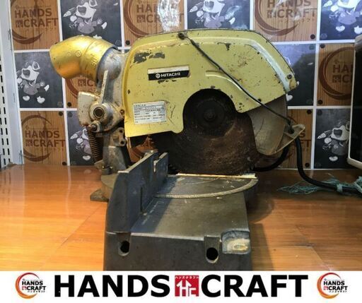 日立　HITACHI　HIKOKI　C8FA　卓上マルノコ　線補修有　中古品　【ハンズクラフト宜野湾店】