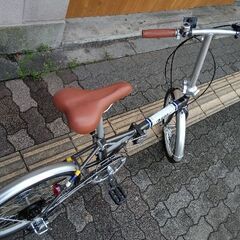 Ville[ヴィレ]20吋 折り畳み自転車 外装6段/グレー