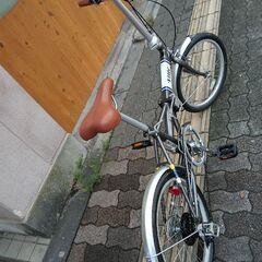 Ville[ヴィレ]20吋 折り畳み自転車 外装6段/グレー