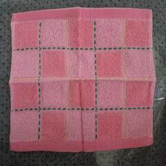 ♥新品 ハンドタオル ピンク約24×24.5cm