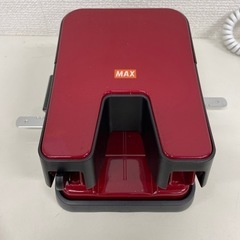 MAX パンチ レッド オフィス用品