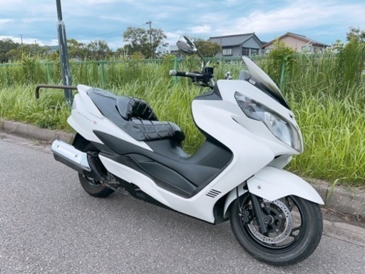 実働 SUZUKI SKYWAVE250 スカイウェイブ250 CA44A ★外観綺麗!!シート新品!!すぐ乗れる!!ビックスクーター★富山