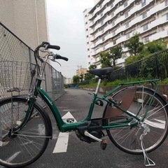 緑電動自転車