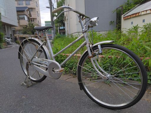 美品　郵便自転車　26インチ　自転車　レトロ　ロッドブレーキ郵便自転車