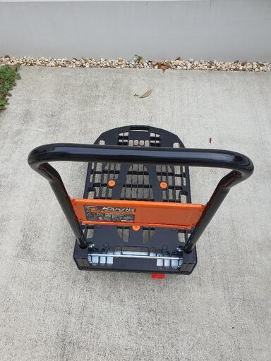 【美品】TRUSCO(トラスコ) カルティオ 折畳 780×490 黒 ストッパー付 MPK-720-BK-SS 台車 折りたたみ 軽量 静か 静音\n\n
