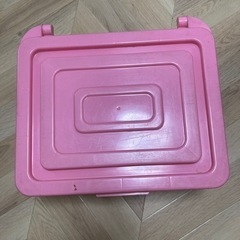 箱　収納　プラスチック　ピンク