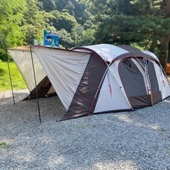 ☆コールマン 4Sワイド2ルームカーブ☆購入後2回のみ使用です！