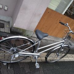 [BRIDGESTONE] CASLONG(キャスロング)S型 27吋 シティーサイクル 内装3段/点灯虫/シルバー