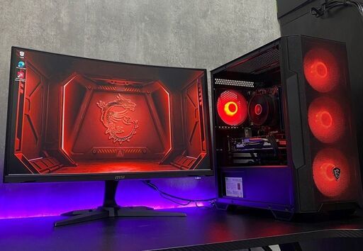 フォートナイトも快適！ ゲーミングPC 新品モニターセット