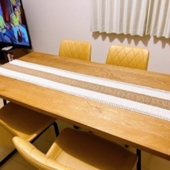 7/31まで⭐︎オーク材　ダイニングセット