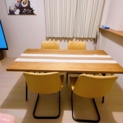 7/31まで⭐︎オーク材　ダイニングセット