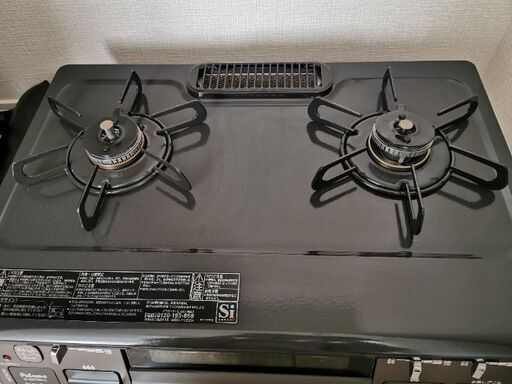 パロマ ガスコンロ IC-S87BM-1L　2口