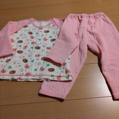 95　ひつじ柄のピンク　パジャマ