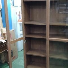 IKEA　イケア　ガラス扉付本棚　OXBERG   オクスベリ　18351   80×30×202