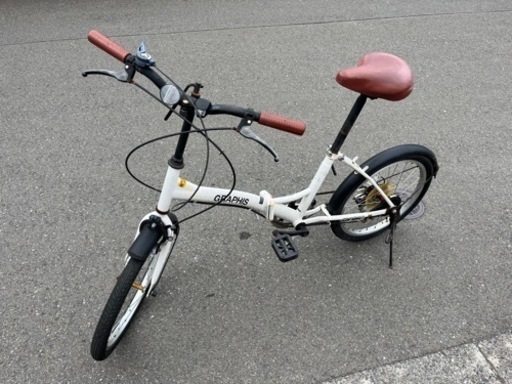 【値下げ‼️】GRAPHIS折りたたみ自転車