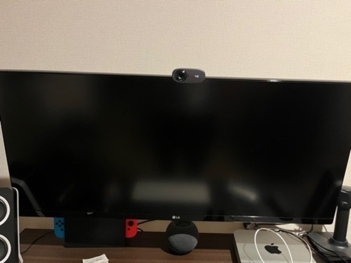 LG モニター 34WL750-B 34インチ　エルゴトロンモニターアーム　セット