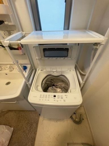 洗濯機\u0026ランドリーラックセット