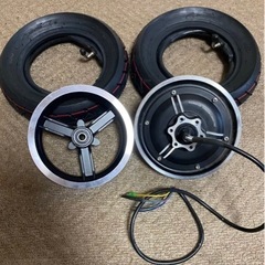 48V 1000W ハブモーター&フロントホイール（タイヤ付）カ...