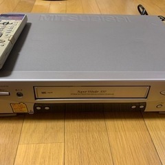 【ジャンク品】MITSUBISHI ビデオカセットレコーダー H...