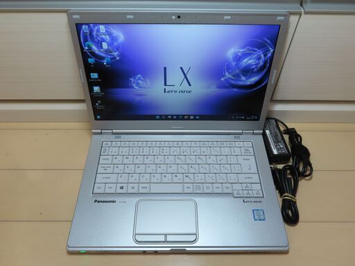JC0635 パナソニック Let's Note CF-LX6 DVD ノートパソコン 美品 office
