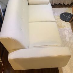 【美品】LOWYA  2人掛けソファ