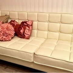 ソファー 3人掛け カウチソファー コーナーソファー MAXWELL マクスウェル L字ソファー ソファー ソファ ソファーセット オットマン ソファーベッド 三人掛け 2.5人掛け 北欧 L字 おしゃれ モダン レザー 合成皮革  ホワイト 新生活 ORDY