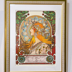 アルフォンス ミュシャ ゾディアック 黄道十二宮 絵画 リトグラフ