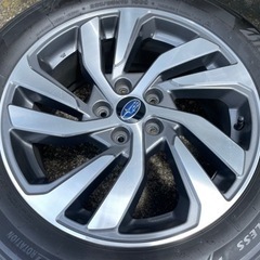 スバル　純正18インチアルミホイール