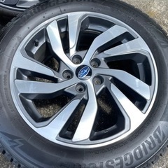 スバル　純正18インチアルミホイール