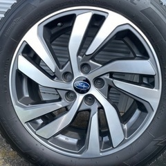 スバル　純正18インチアルミホイール
