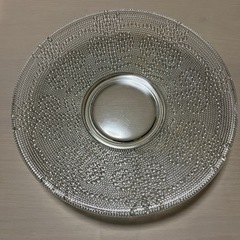 21cm  ガラス　皿