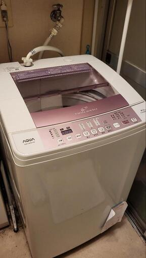 [取手市] AQUA - 洗濯機8.0k AQW-VW800F