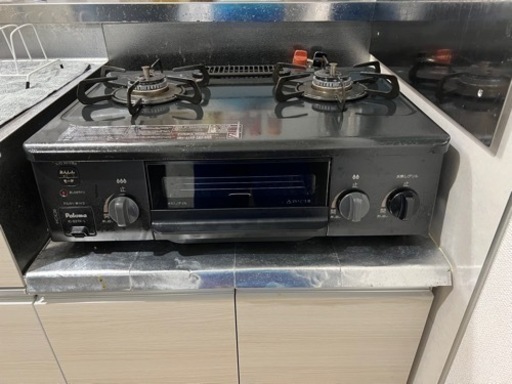エココロ上北沢☆パロマ 2口ガスコンロ LPガス 2018年製（K0126H2）