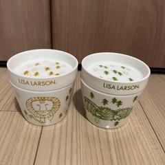 【美品】リサラーソン　カップ&プレート　2セット