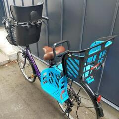 子乗せ自転車3人乗り