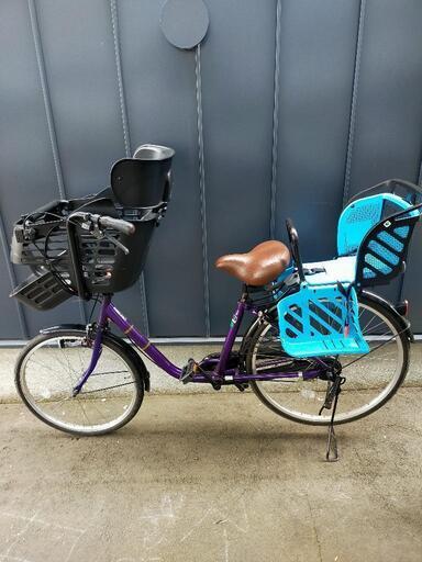 子乗せ自転車3人乗り