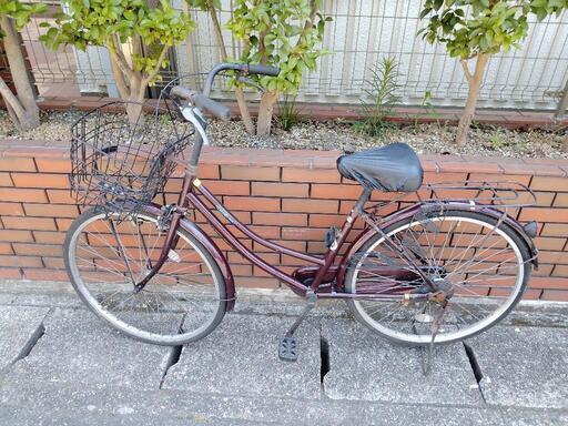 (chariyoshy出品)26インチ　ママチャリ赤色