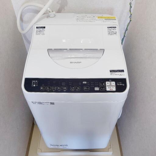 SHARP 洗濯乾燥機 ES-TX5EJ-W 5.5kg 2020年製 F042