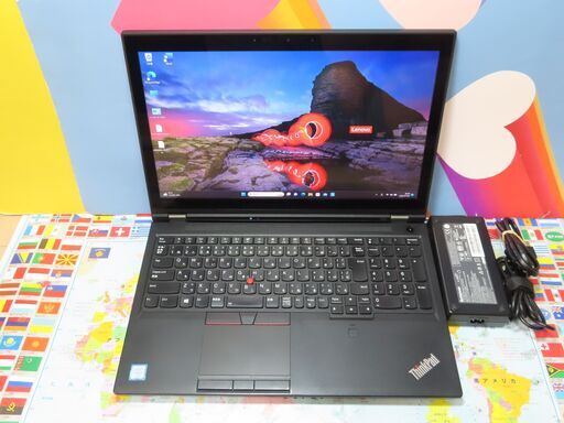 JC0628 レノボ ノートパソコン Thinkpad P52 4K液晶 P2000 32GB office 高性能Win11