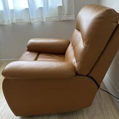 1人用電動本革 リクライニングソファ (ビリーバー3CA厚革) ニトリ
