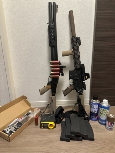 18禁　ガスガン（M4A1 mk18カスタム）おまけ多数！