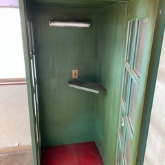 決まりました！値下 電話ボックス テレフォン ボックス 昭和 レトロ 木製