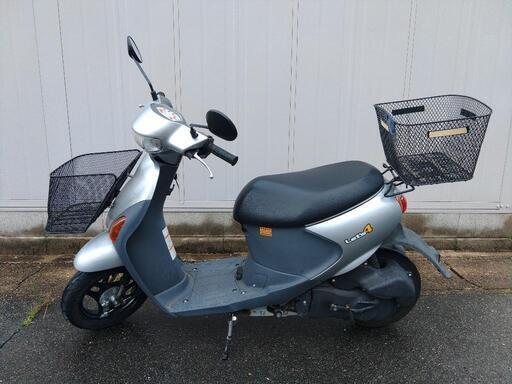 原付　スクーター　スズキ　レッツ4　中古　シルバー