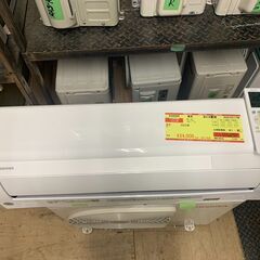 K04334 東芝 中古エアコン 主に6畳用 冷房能力 2.2KW ／ 暖房能力 2.2