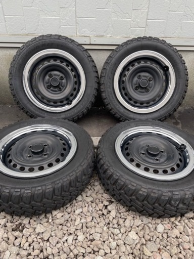 NBOX 純正アルミホイール、タイヤ4本セット HONDA N-box custom純正14